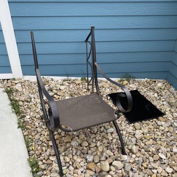Resort Realty - Broken chairs at pool. - Property Management Near Me - Nags Head, North Carolina