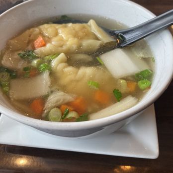 Sushi Siam - "Small" bowl of wonton soup, I was filled up by it though - Sushi Bars Near Me - Champaign, Illinois