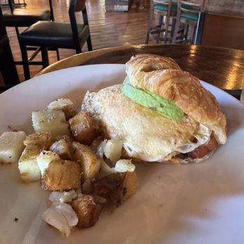Stonefish Grill - Croissant-wich with avo - Seafood Near Me - Haleiwa, Hawaii