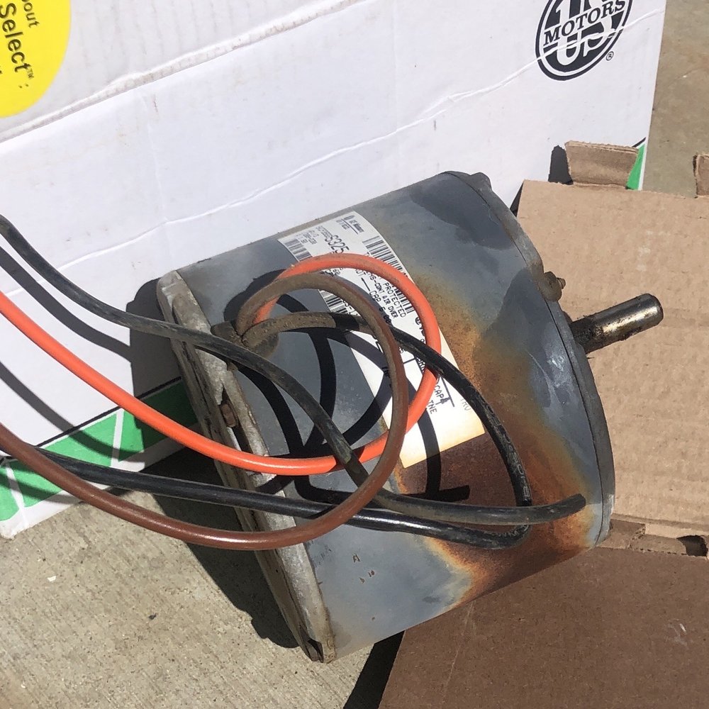 California Comfort Control - Old fan motor. - Heating & Air Conditioning/HVAC Near Me
