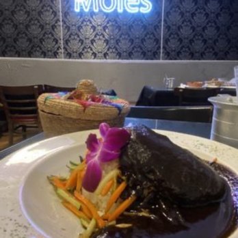 La Diosa de los Moles - Mole Oaxaqueno on top of / with chile relleno - Mexican Near Me - Bell Gardens, California La Diosa de los Moles - Mole Oaxaqueno on top of / with chile relleno - Mexican Near Me - Bell Gardens, California