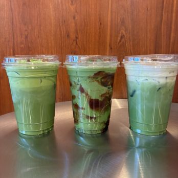 Goose Coffee - Double matcha, strawberry matcha, and kinakao hojicha - Coffee & Tea Near Me - Rancho Cucamonga, California