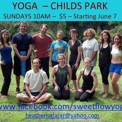 Sweet Flow Yoga - In Summer, we do yoga outside. www.facebook.com/sweetflowyoga  We have a friendly, fun and supportive yoga community! Great for all levels.