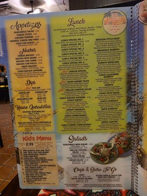 Menu photo 4 Cancun Mexican Restaurant & Grill Hardy, VA Menu photo 4 Cancun Mexican Restaurant & Grill Hardy, VA