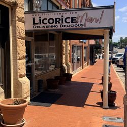 Licorice Man - Signage and entrance