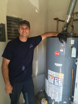 Conventional Water Heater Installation - In about two hours, we can replace your traditional water heater. We provide free estimates and reasonable costs, and we now have a special offer of $50 off a new conventional water heater.

We prefer Bradford White water heaters because they are American made and have a strong history of reliability.

They come with a 6 year warranty on parts and a 2 year warranty on labor. For $200 you can choose a 12 year warranty.

If you prefer another product we will be glad to support you and your needs.

You might want to consider the energy efficiency and rebates available for a tankless water heater or a heat pump water heater.

Starting in 2027 gas tanks will not be allowed for residential installation.