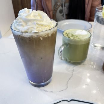 Sweet Maple - Iced Ube Latte and Matcha Latte - Breakfast & Brunch Near Me - Cupertino, California Sweet Maple - Iced Ube Latte and Matcha Latte - Breakfast & Brunch Near Me - Cupertino, California