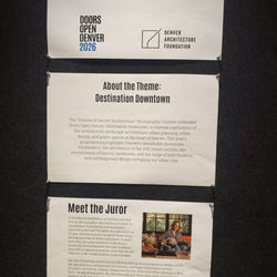 Doors Open Denver - Visions of Denver Architecture 2026