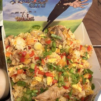 One Piece Cafe - Fried Rice with Chicken - Themed Cafes Near Me - Los Angeles, California One Piece Cafe - Fried Rice with Chicken - Themed Cafes Near Me - Los Angeles, California