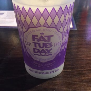 Fat Tuesday - Tempe - 151 Colada (Cruzan 151 rum + Malibu rum +piña colada. - Cocktail Bars Near Me - Tempe, Arizona
