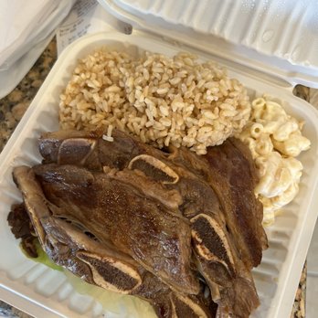 Hawaiian Grill Express - Kalbi Short Ribs with Brown Rice - Hawaiian Near Me - San Leandro, California