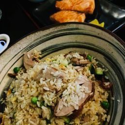 Duck fried rice. Duck fried rice.