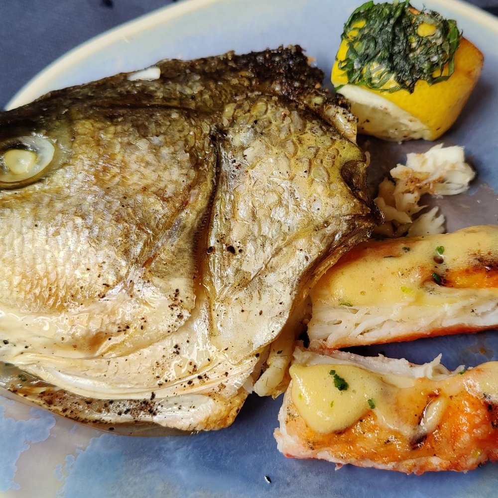 Makoto - Fish cheek was perfect, not dry with some king crab - Japanese Near Me - Ciudad de Mexico, DIF Makoto - Fish cheek was perfect, not dry with some king crab - Japanese Near Me - Ciudad de Mexico, DIF