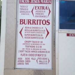 The menu