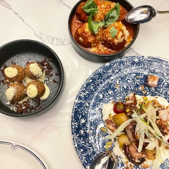 Adalina Italian - Polpettine: Meatballs, Cacio e Pepe Arancini, Charred Octopus - Italian Near Me - Chicago, Illinois