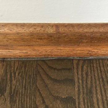 B M Floor Sanding Company - cloudy stain along edging of walls - Flooring Near Me