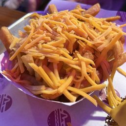 Cheese fries, hold the liquid cheese Cheese fries, hold the liquid cheese