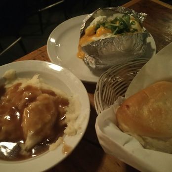 Silver Saddle Steakhouse - Sides: Mashed Potatoes and Gravy, Baked Potato, Flakey Dinner Roll - Steakhouses Near Me - Tucson, Arizona Silver Saddle Steakhouse - Sides: Mashed Potatoes and Gravy, Baked Potato, Flakey Dinner Roll - Steakhouses Near Me - Tucson, Arizona