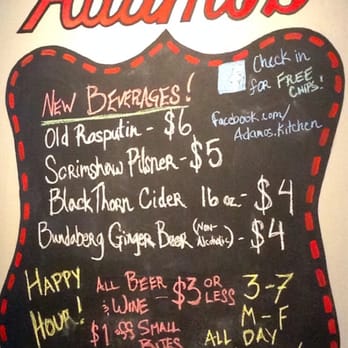 Adamo's - New beers on tap! - New American Near Me - Sacramento, California