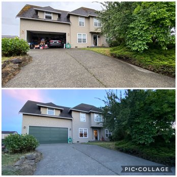 Glass Masters Window Cleaning - Before and after of our roof. - Window Washing Near Me - Seattle, Washington