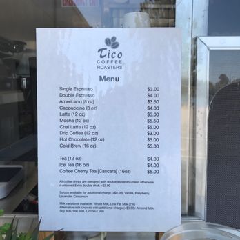 Tico Coffee Roasters - Menu - Coffee Roasteries Near Me - Campbell, California Tico Coffee Roasters - Menu - Coffee Roasteries Near Me - Campbell, California