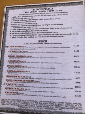 Menu photo 6 Los Hermanos Cantina Colonial Beach, VA