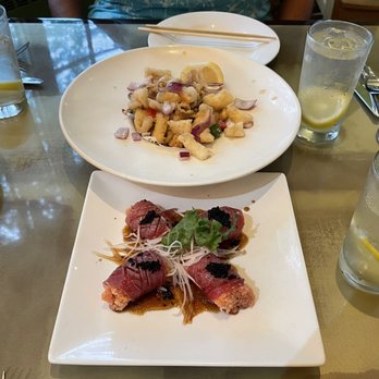 Matsulin - Crispy Calamari, Tuna Hand roll?l Takayama Roll? Either way it was delicious! - Chinese Near Me - Hampton Bays, New York