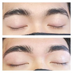 Eyebrows threading