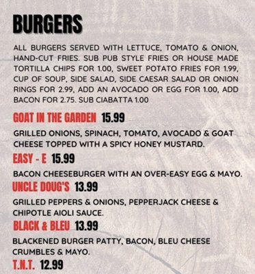 Menu photo 2 Pitchwood Alehouse Raymond, WA Menu photo 2 Pitchwood Alehouse Raymond, WA