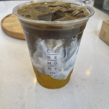 Ceremony - Mango Latte w/ Hojicha - Tea Rooms Near Me - Providence, Rhode Island Ceremony - Mango Latte w/ Hojicha - Tea Rooms Near Me - Providence, Rhode Island