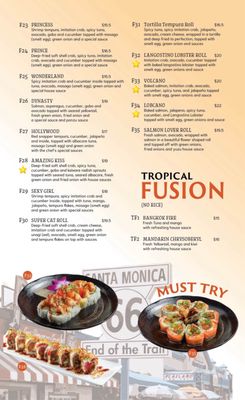Menu photo 4 Mon Roll House Santa Monica, CA