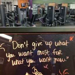 Some nice inspirational thoughts as you arrive.