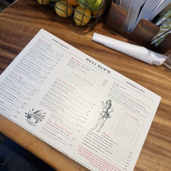 Huli Sue’s - Menu - Hawaiian Near Me - Asheville, North Carolina