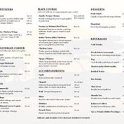 Jambo Restaurant - Our Menu