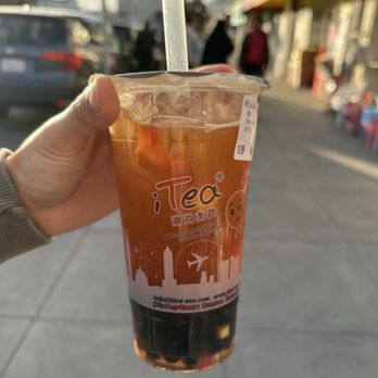 i-Tea - Strawberry mango fruit tea with boba - Tea Rooms Near Me - San Francisco, California i-Tea - Strawberry mango fruit tea with boba - Tea Rooms Near Me - San Francisco, California