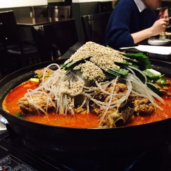 Les Saisons de Corée - Pork bone hot pot - Korean Near Me - Montreal, Quebec
