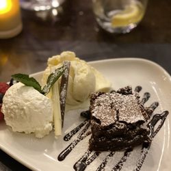 Red Torch Ginger - Brownie and ice cream