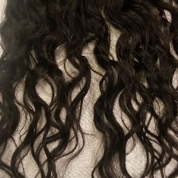Before photo of closure. Nice, soft, silky and moisturized.