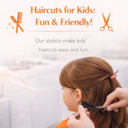 Eclips Salon - Haircuts made easy and fun for kids! At ECLIPS SALON, we ensure every visit is a happy one. Schedule your appointment today!
