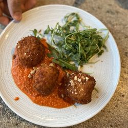 Sicilian Table - This crab cheese balls were good.