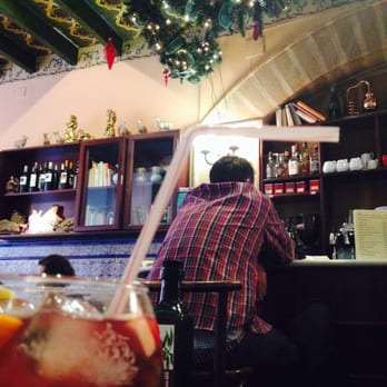 Picalagartos - View looking at the bar - I recommend the sangria! - Tapas Bars Near Me - Seville, SE