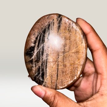 Quartz Nirvana - Black Moonstone Palmstone - Spiritual Shop Near Me - Tacoma, Washington Quartz Nirvana - Black Moonstone Palmstone - Spiritual Shop Near Me - Tacoma, Washington