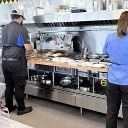 Waffle House - Grill area.