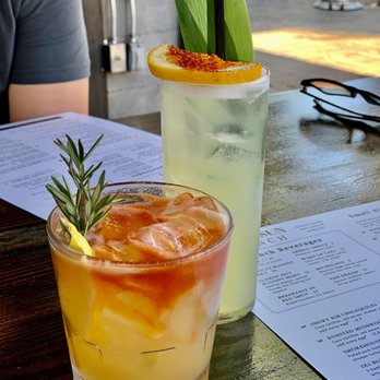Bosscat Kitchen & Libations - Whiskey sour and pineapple sage - New American Near Me - Irvine, California