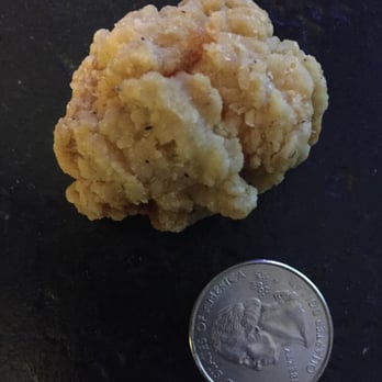 Buffalo Wild Wings - Boneless wing - more like mini nugget. The actual chicken inside all the breading is cut into an approximately 1/2" cube. - Sports Bars Near Me - Elizabethtown, Kentucky Buffalo Wild Wings - Boneless wing - more like mini nugget. The actual chicken inside all the breading is cut into an approximately 1/2" cube. - Sports Bars Near Me - Elizabethtown, Kentucky