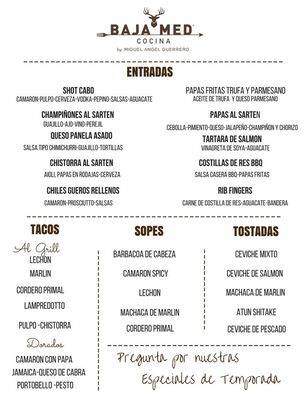 Menu photo 3 El Taller Bajamed Mexicali, BCN Menu photo 3 El Taller Bajamed Mexicali, BCN