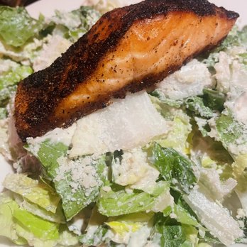 Redcoat Tavern - Blackened Salmon Caesar Salad - Bars Near Me - Royal Oak, Michigan