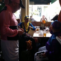 Anglesey Arms - Getting ready for the Grand National pub crawl.