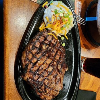 Outback Steakhouse - 18 oz bone in ribeye with loaded mash - Steakhouses Near Me - Westminster, California Outback Steakhouse - 18 oz bone in ribeye with loaded mash - Steakhouses Near Me - Westminster, California