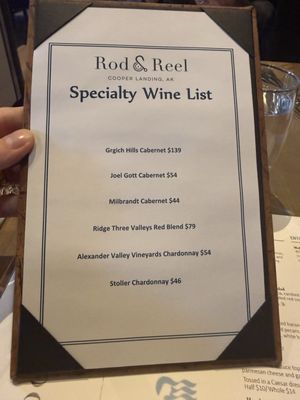 Menu photo 2 Rod & Reel Restaurant Cooper Landing, AK Menu photo 2 Rod & Reel Restaurant Cooper Landing, AK